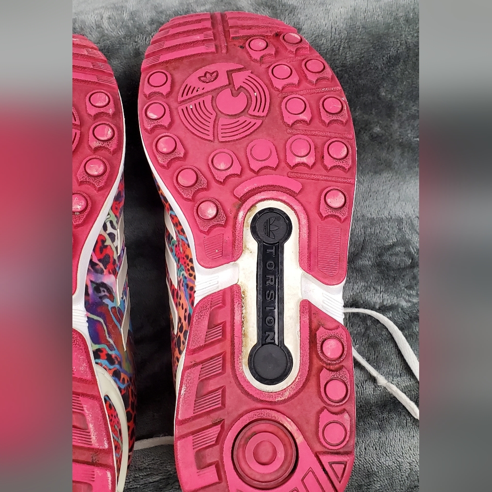 Adidas ZX Flux Torcion Pink multicolor Size 6 - Picture 12 of 13